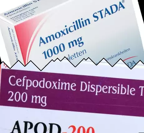 Amoxicillin mot Cefpodoxim