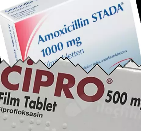 Amoxicillin mot Cipro
