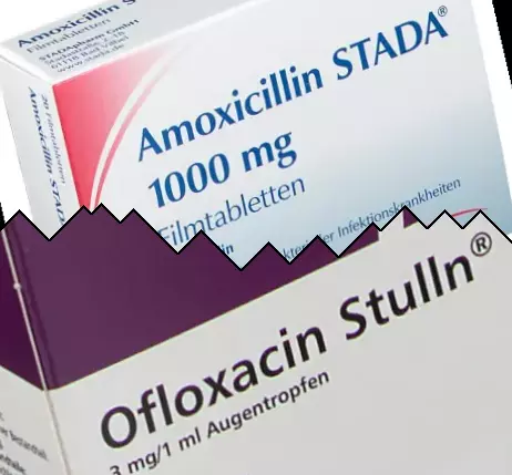 Amoxicillin mot Ofloxacin