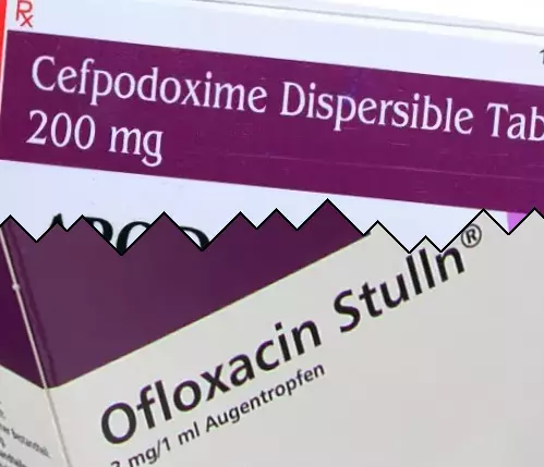 Cefpodoxim mot Ofloxacin
