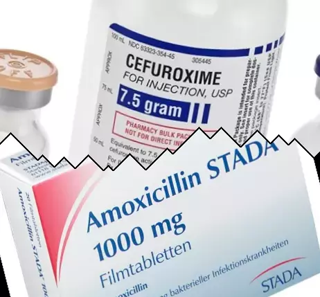 Cefuroxim mot Amoxicillin