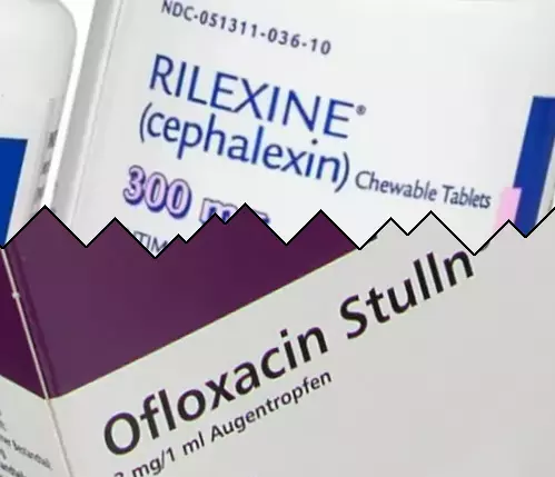 Cephalexin mot Ofloxacin