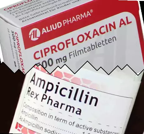 Ciprofloxacin mot Ampicillin