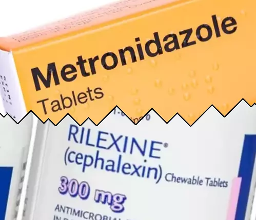 Metronidazol mot Cephalexin