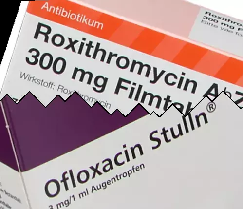 Roxitromycin mot Ofloxacin